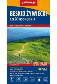 Mapa sztabowa - Beskid Żywiecki- wschód 1:25 000