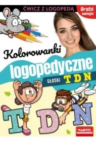 Kolorowanki logopedyczne Głoski T D N
