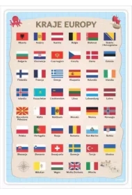 Plakat edukacyjny - Kraje Europy A3