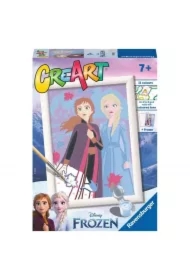Malowanie po numerach CreArt - Frozen: Siła Sióstr