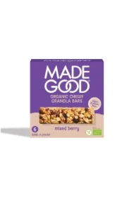 Batoniki granola crunchy z czerwonymi owocami