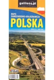 Mapa samochodowo-krajoznawcza - Polska 1:650 000
