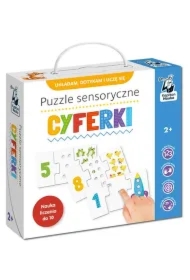 Puzzle sensoryczne. Cyferki. Kapitan Nauka