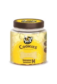 Ciastka dla psa kości M bananowe w słoikach
