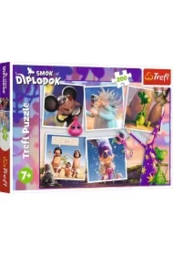 Puzzle 200 el. Przygody Smoka Diplodoka