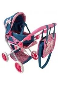 Wózek dla lalek głęboki z torbą