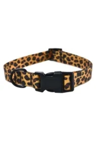 Wodoodporna obroża dla psa, PVC, panterka, 2 x 35-55cm