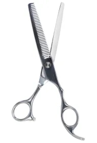 Profesjonalne nożyce do sierści - degażówki, 18 cm