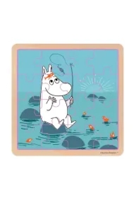 Puzzle drewniane  16 el. Muminki na ryby