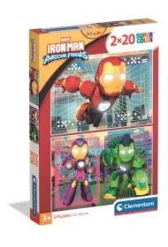 Puzzle 2x20 Super Kolor Iron Man And His Awesome