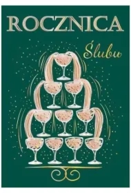 Karnet A5 Rocznica ślubu Fontanna