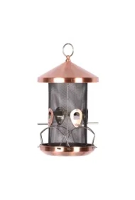 Karmnik dla ptaków, metalowy, wiszący, 4 strony 20 x 32 cm
