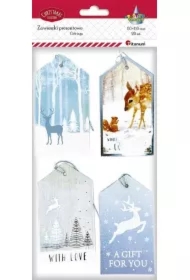 Zawieszki prezentowe Boże Narodzenie zima