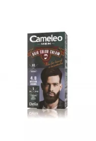 Men Hair Color Cream farba do włosów brody i wąsów 4.0 Medium Brown
