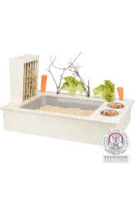 Kuwetopaśnik, dla kawii domowych/królików, drewno, 70 x 41 x 47 cm