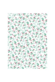 Papier Do Decoupage Biały W Kwiaty