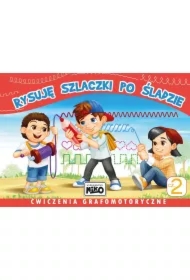 Rysuję szlaczki po śladzie. Ćwiczenia grafomotoryczne. Część 2