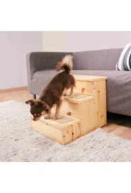 Schody drewniane dla psa, 40 x 38 x 45 cm