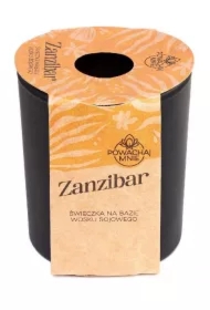 Świeczka sojowa Powąchaj mnie Zanzibar czarna