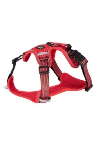 Szelki, dla psa, czerwone, z siatki, L, ob.szyi 52-73cm/ob.klatki 61-81cm