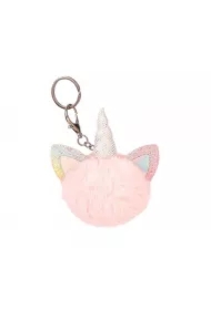 Souza! Brelok pompon różowy z rogiem jednorożca Shanice