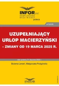 Uzupełniający urlop macierzyński dla rodziców wcześniaków od 19 marca 2025 r. - na czym polegają zmiany