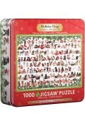 Zdjęcia - Puzzle i mozaiki TIN Audio Puzzle 1000 el. Tin Holiday Dogs 8051-0939 