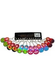 Brelok matrioszka plastikowa