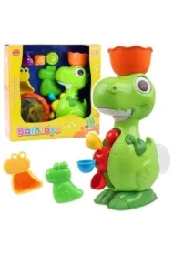 Dinozaur z młynkiem do kąpieli 8el