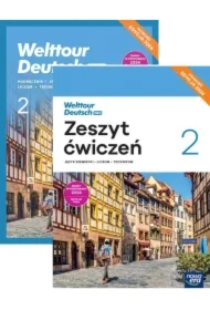 Pakiet: Welttour Deutsch neu 2. Podręcznik i zeszyt ćwiczeń do języka niemieckiego dla liceum ogólnokształcącego i technikum. Edycja 2024