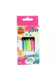 Świeczki urodzinowe z kolorowym płomieniem