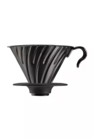 Urządzenie do parzenia kawy Metalowy Drip V60-02 z silikonową podstawką