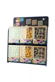 Puzzle IQ drewniany labirynt MIX