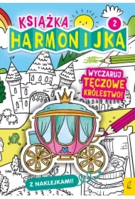 Książka harmonijka. Wyczaruj tęczowe królestwo 2
