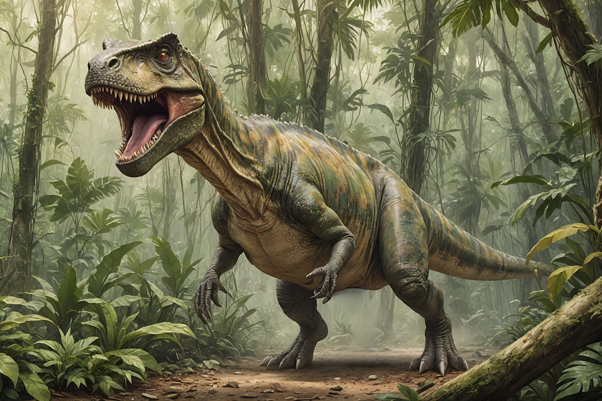 Fototapeta dla dzieci dinozaur DWK598