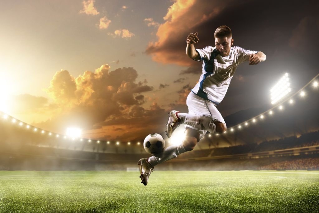 Fototapeta piłkarz 122a