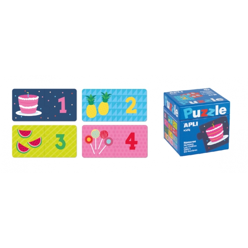 Apli Kids, Puzzle dwuczęściowe liczby