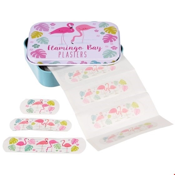 Plastry opatrunkowe Rex London 30 szt. – flamingi