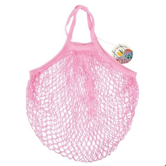 Siatkowa torba Rex London – różowa