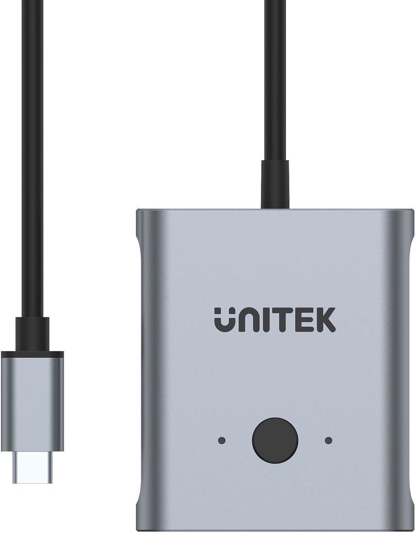 Image of D1078A Unitek Dwukierunkowy przełącznik USB-C 4K