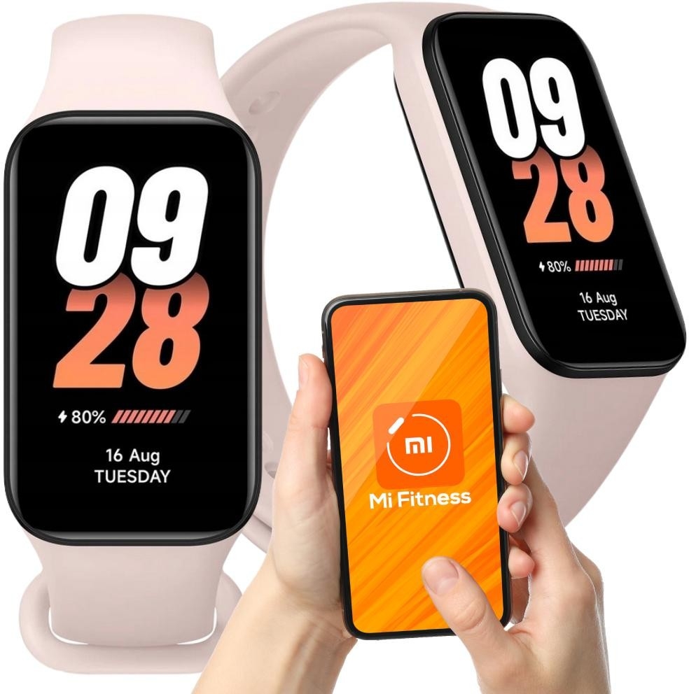 Image of Smartband Xiaomi Band 8 Active różowy