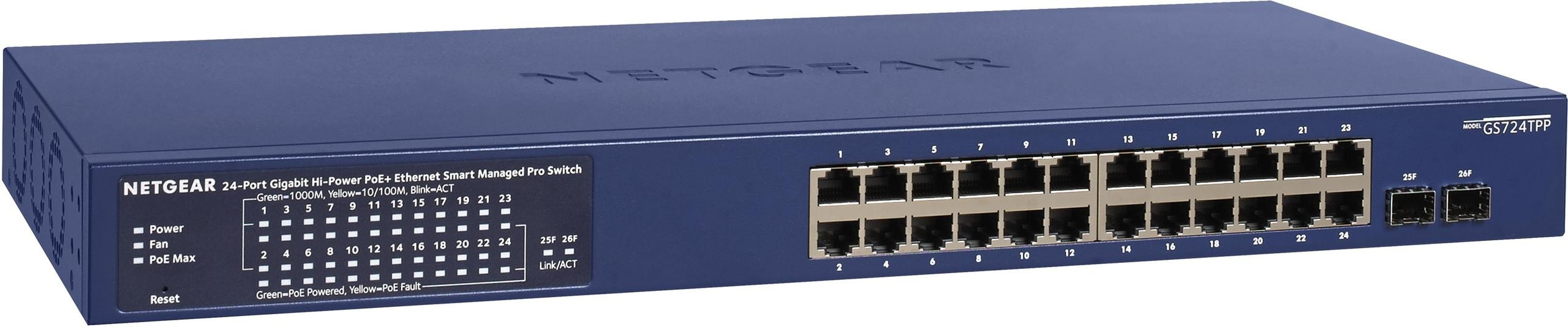 Image of SWITCH NETGEAR GS724TPP-300EUS