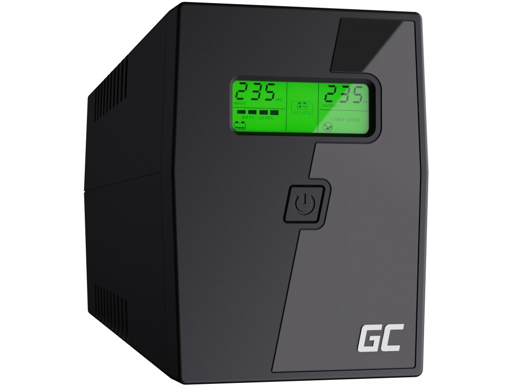 Image of UPS ZASILACZ AWARYJNY Green Cell POWER PROOF 600VA 360W Z WYŚWIETLACZEM LCD UPS01LCD