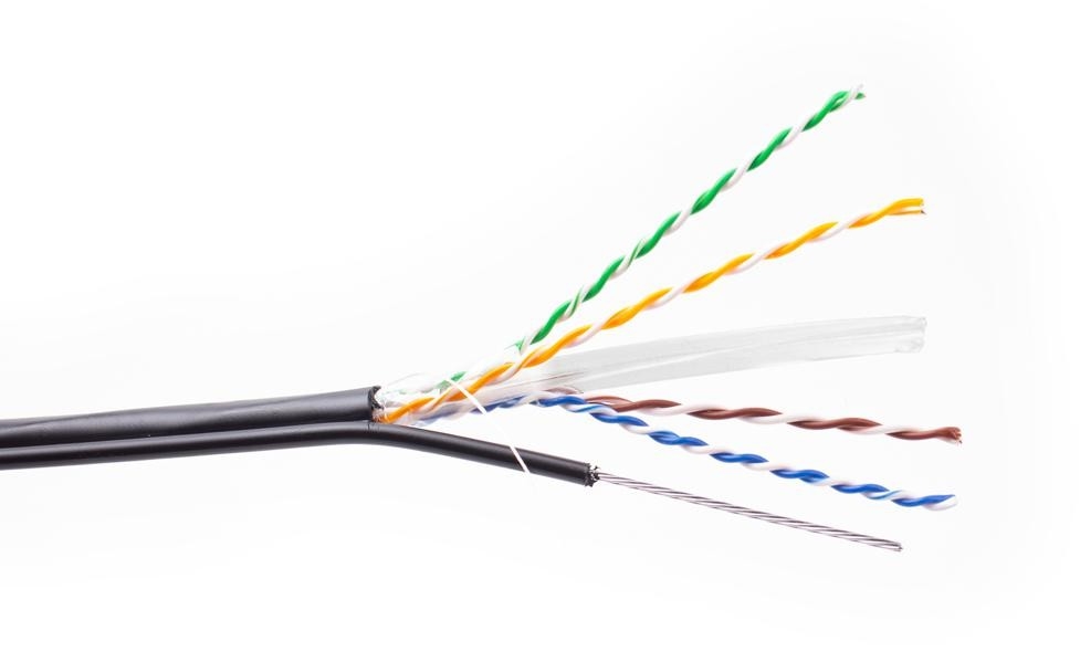 Image of KABEL SKRĘTKA GETFORT CAT.6 U/UTP UV SUCHY Z LINKĄ NOŚNĄ 305m