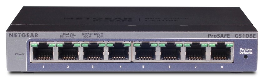 Image of SWITCH NETGEAR GS108E-300PES