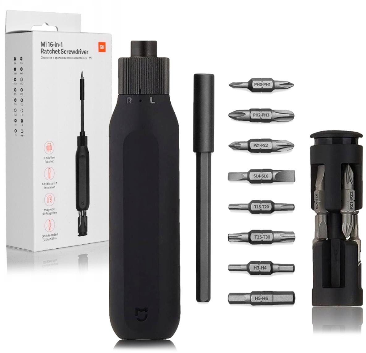 Image of Zestaw śrubokrętów Xiaomi Mi 16-in-1 Ratchet Screwdriver