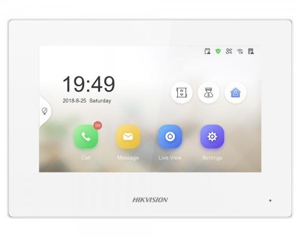Image of Monitor do wideodomofonu Hikvision DS-KH6320-WTE1-W
