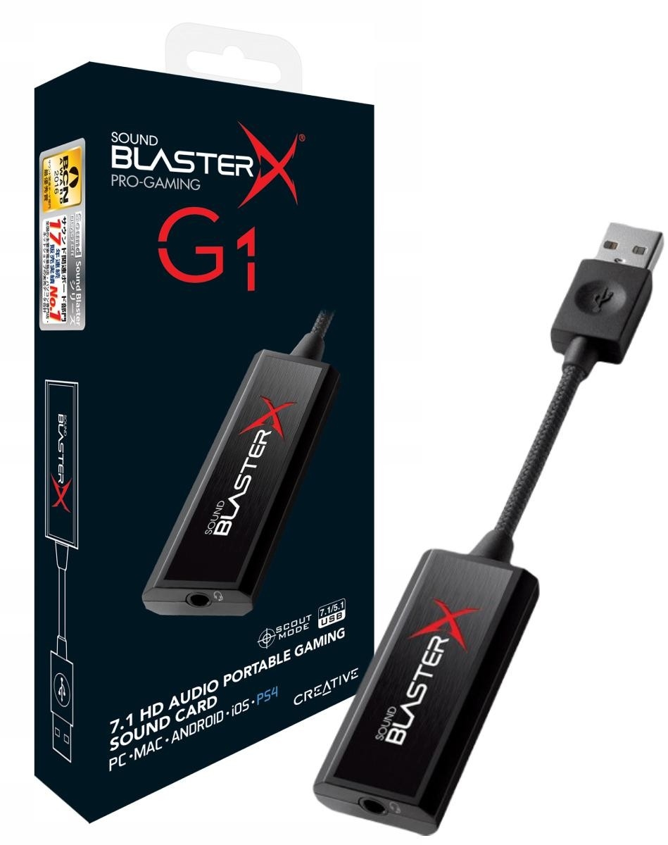 Image of Karta dźwiękowa Creative Sound BlasterX G1 zewnętrzna