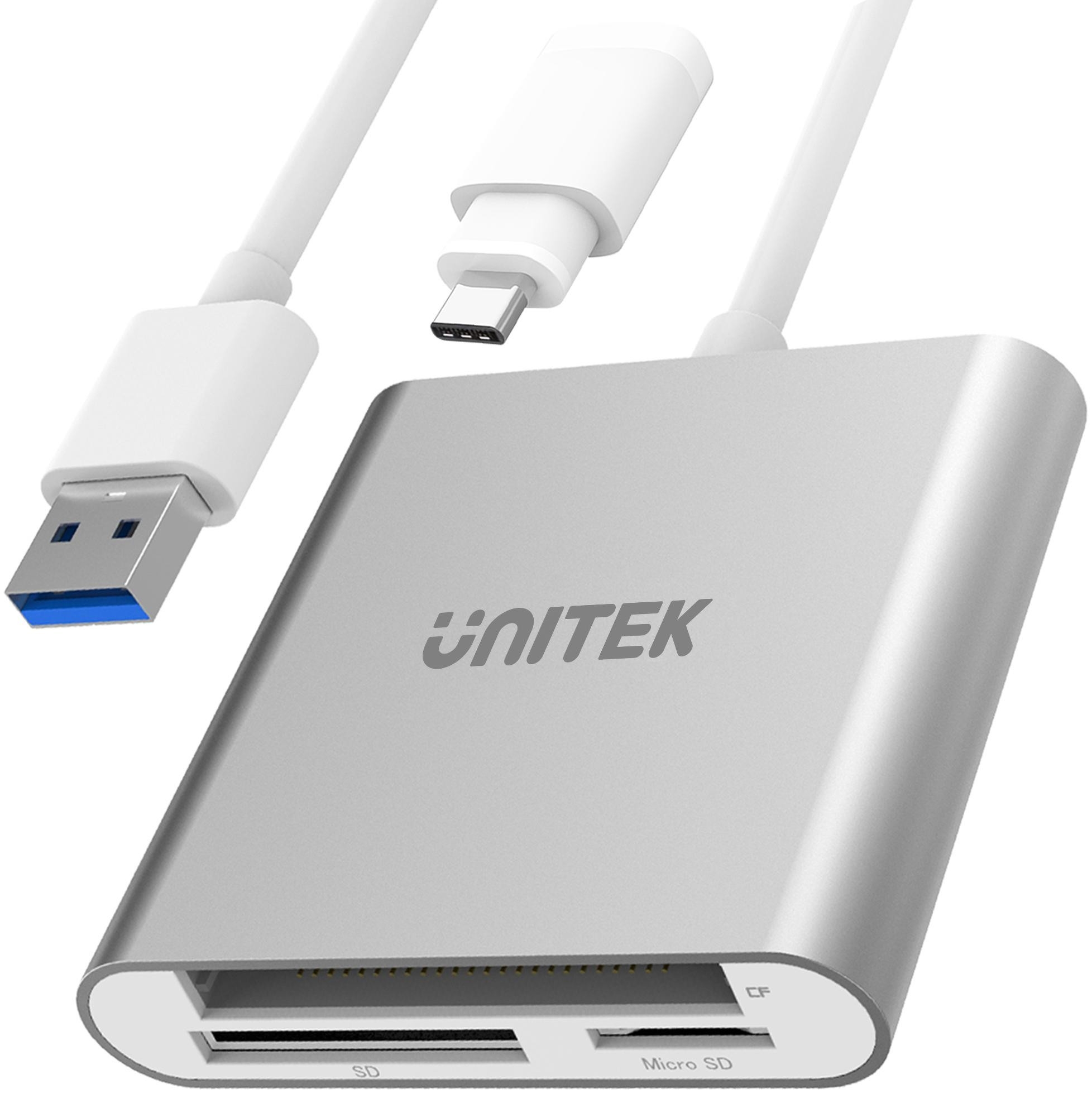 Image of Unitek Y-9313D USB Typ-C czytnik kart All-in-One