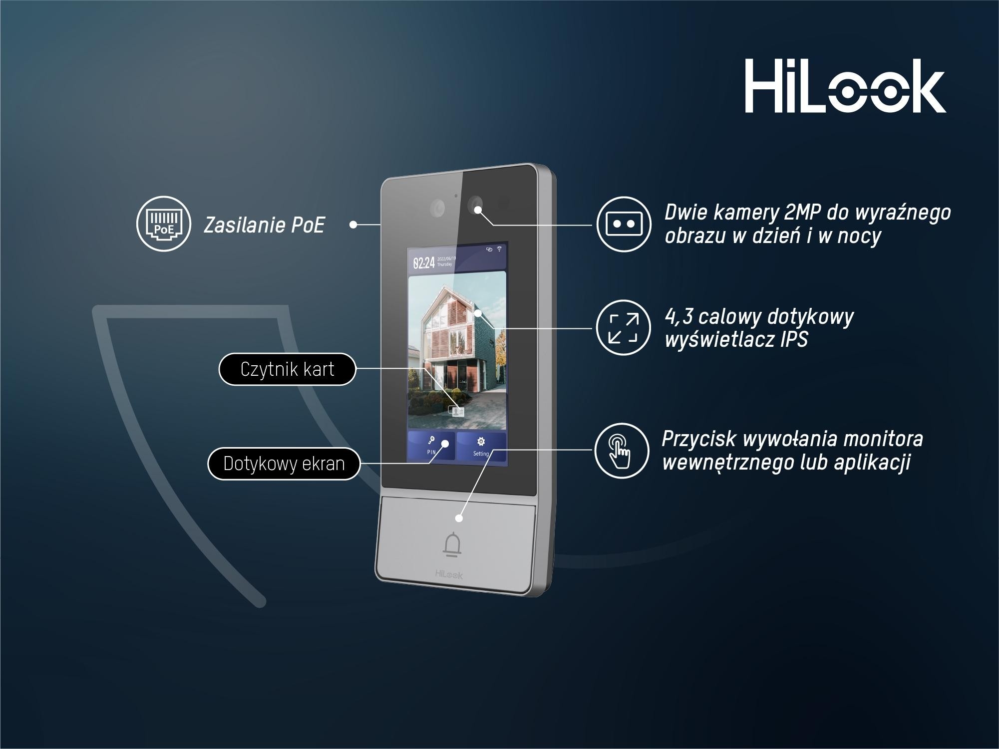 Image of Zestaw wideodomofonowy IP Hilook by Hikvision IP-VIS-Ultra